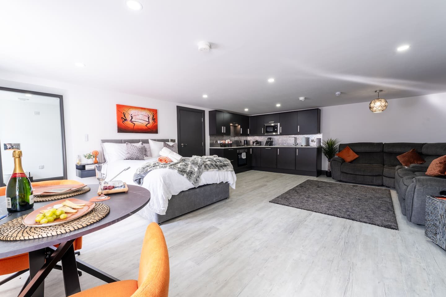 Interior of one of the Market Square Apartments, Bushmills